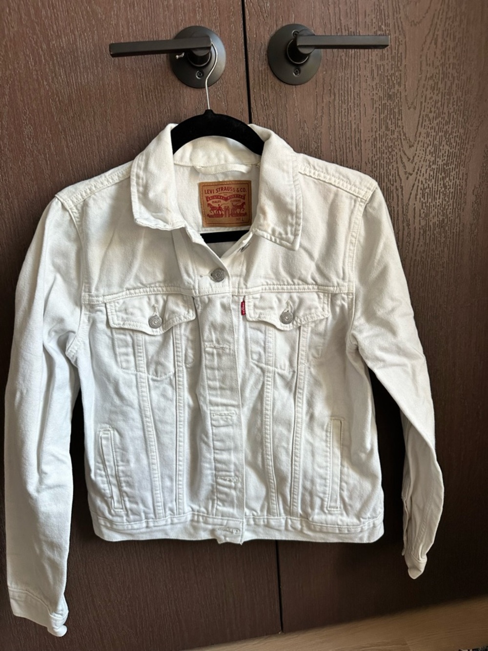 Levi's White Denim Jacket - Women's Classic